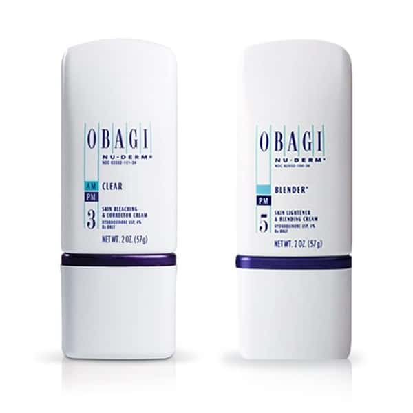 picture of obagi hydroquinone creams obagi clear and obagi blender